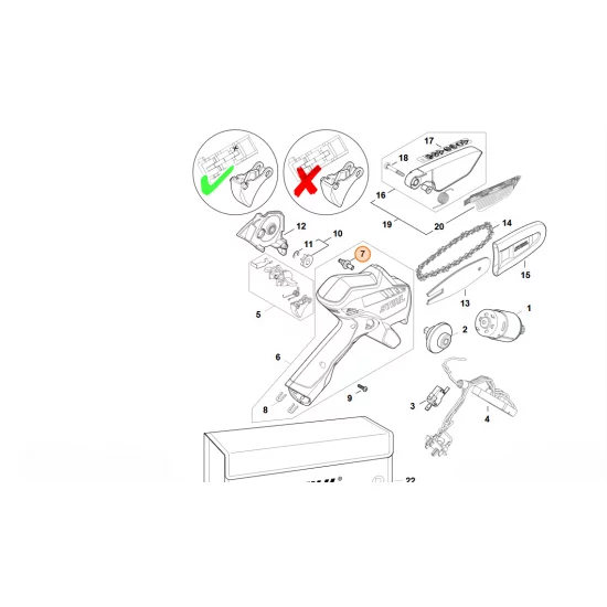 STIHL  Śruba GA01 182 6200